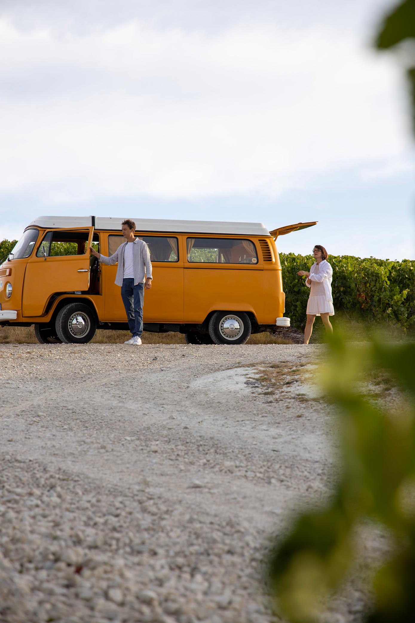 Van du reportage photo du Champagne Antoine Chevalier - Agence Discovery