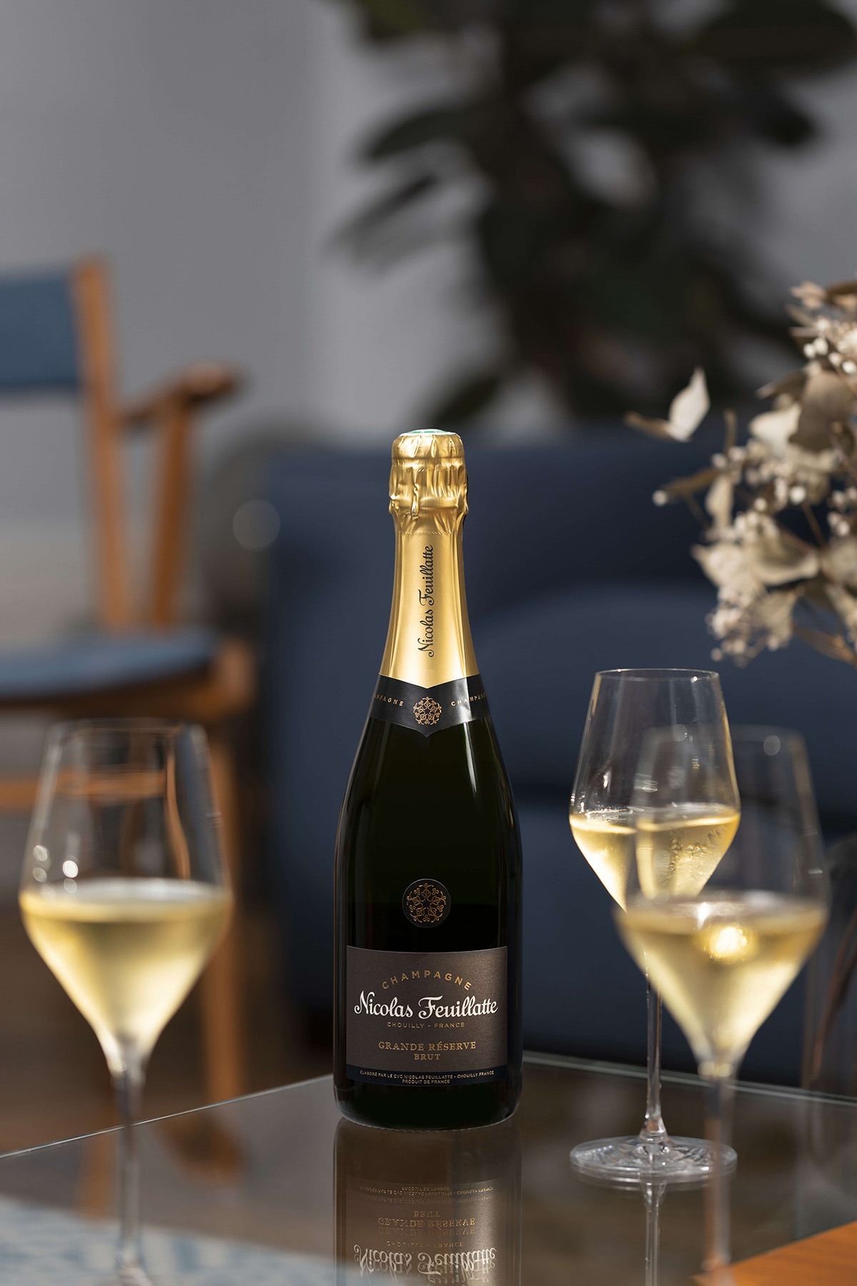 Cuvée Grande Réserve Champagne NIcolas Feuillatte boutique Amazon | Réalisation Agence Discovery - Reims & Paris
