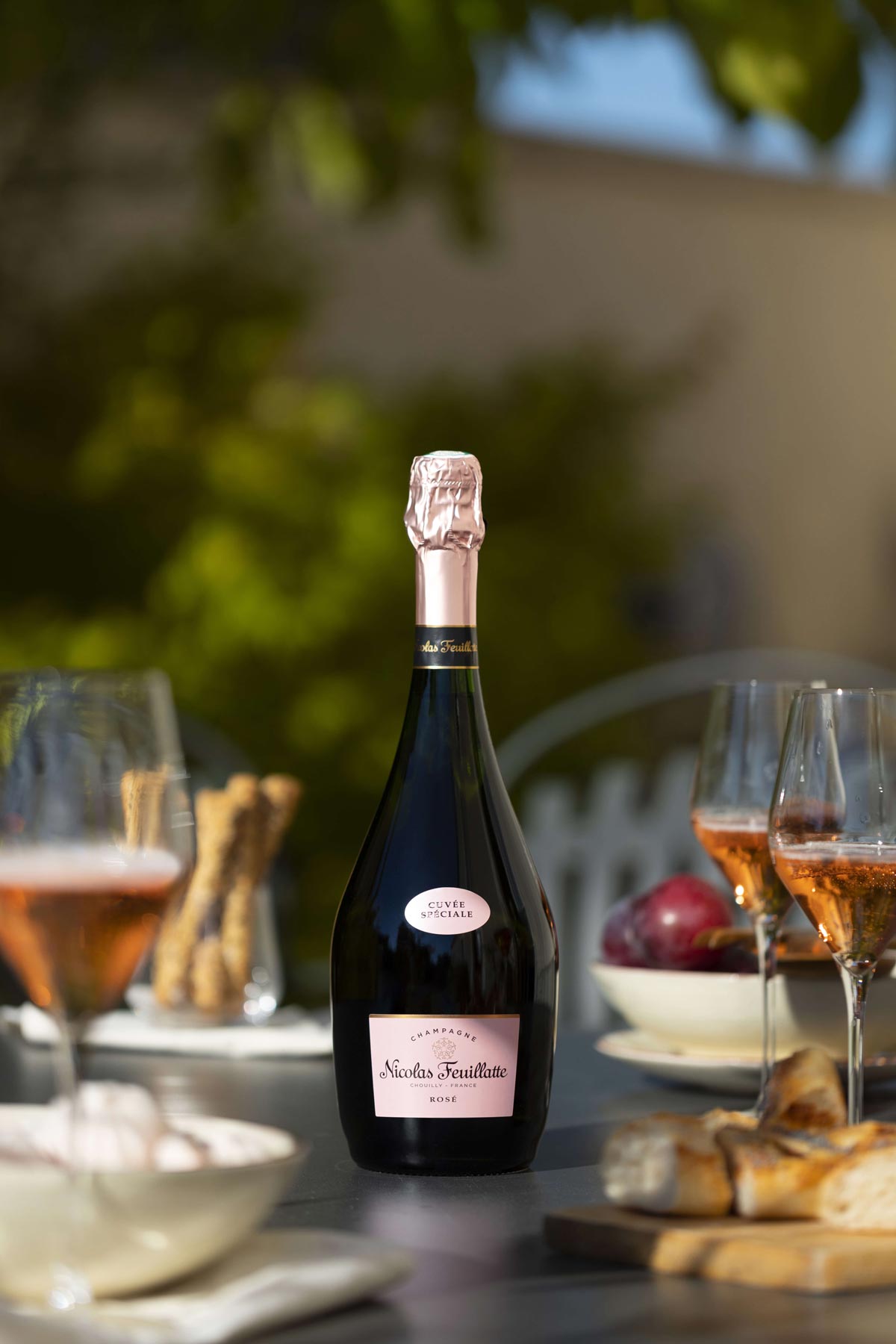 Cuvée Spéciale Rosé Champagne NIcolas Feuillatte boutique Amazon | Réalisation Agence Discovery - Reims & Paris