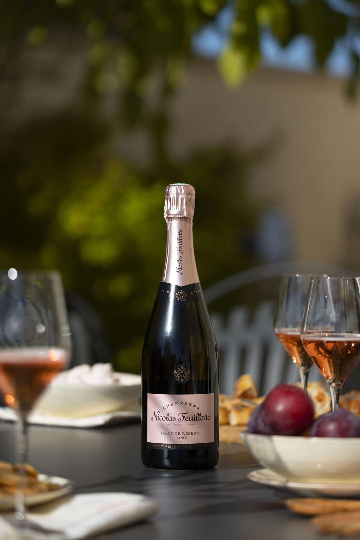 Cuvée Grande Réserve Rosé Champagne NIcolas Feuillatte boutique Amazon | Réalisation Agence Discovery - Reims & Paris