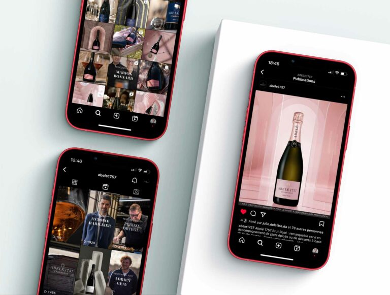 Compte Instagram Champagne Abelé 1757 - Réalisation Discovery, agence de communication basée à Reims