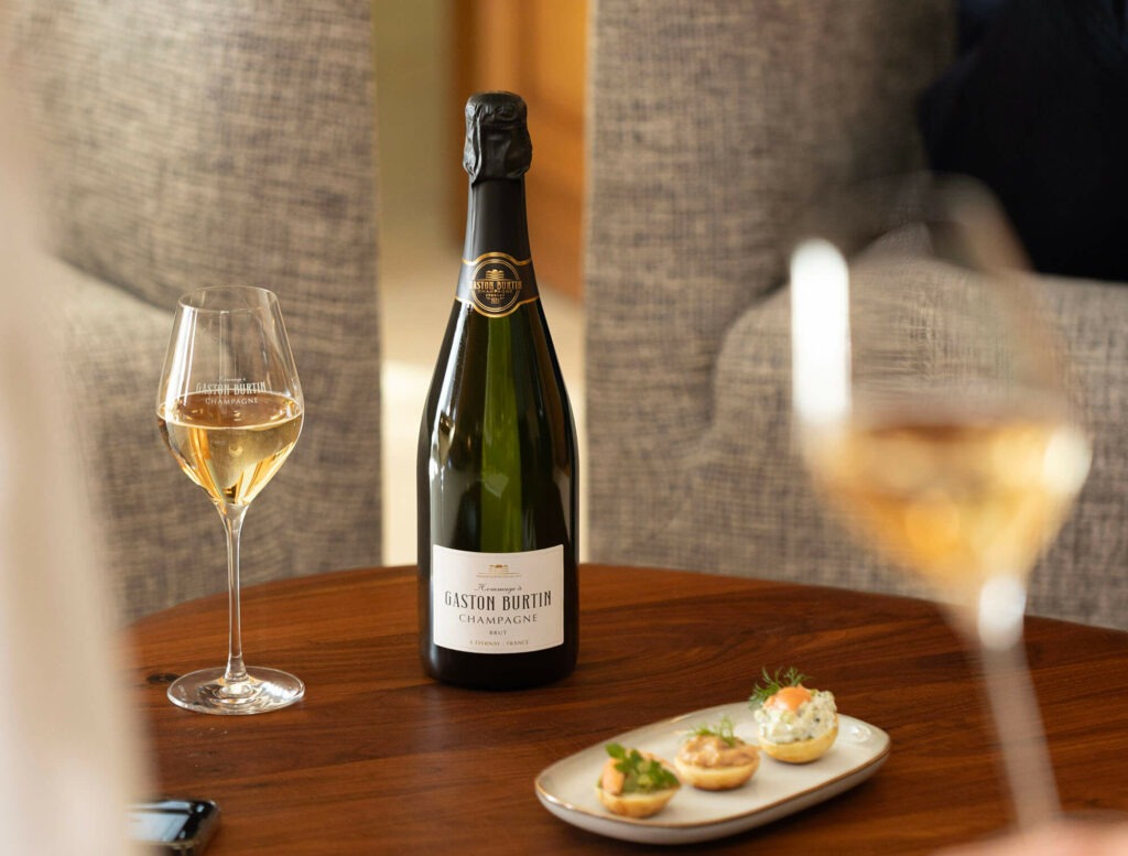 Champagne Brut de la Maison Burtin par ©Agence Discovery